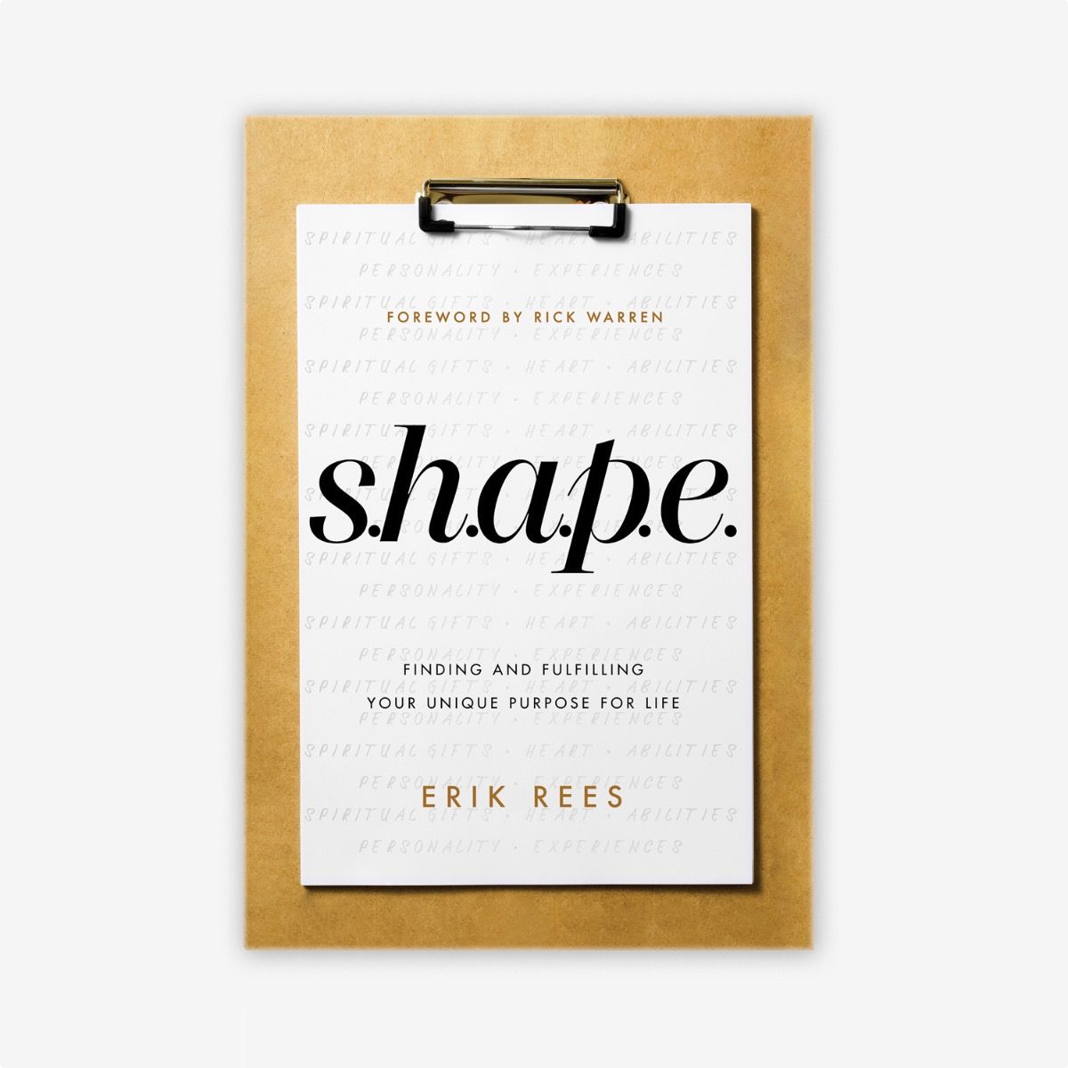 Shape Erik Rees Pdf SHAPE Book (Softcover) – Pastor Rick Store